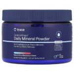 ConcenTrace® Daily Mineral Powder, голубая малина, 132 г (4,65 унции) — Trace