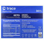 Hydro Pak Keto, лимон и лайм, 30 стик-пакетов по 6,7 г (0,24 унции) — Trace — изображение 2