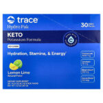 Hydro Pak Keto, лимон и лайм, 30 стик-пакетов по 6,7 г (0,24 унции) — Trace