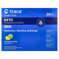 Hydro Pak Keto, лимон и лайм, 30 стик-пакетов по 6,7 г (0,24 унции) — Trace