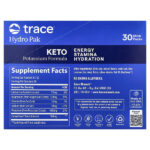 Hydro Pak Keto, со вкусом апельсина, 30 стик-пакетов по 6,7 г (0,24 унции) — Trace — изображение 2