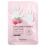 I'm Lovely, персиковая маска для рук, 1 шт., 16 г (0,56 унции) — TonyMoly