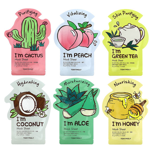 tmy04236_v_10.jpg Super Food Beauty Mask Bowl Set, 6 шт., 21 г (0,74 унции) — TonyMoly