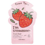 I'm Strawberry, тканевая маска для выравнивания тона кожи, 1 шт., 21 г (0,74 унции) — TonyMoly