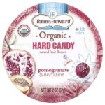 Torie & Howard, Органические леденцы, гранат и нектарин, 57 г (2 унции)