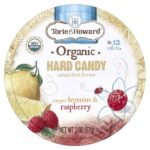 Torie & Howard, органические леденцы, лимон Мейера и малина, 57 г (2 унции)