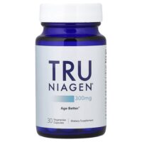 никотинамид рибозид хлорид, 300 мг, 30 вегетарианских капсул — Tru Niagen