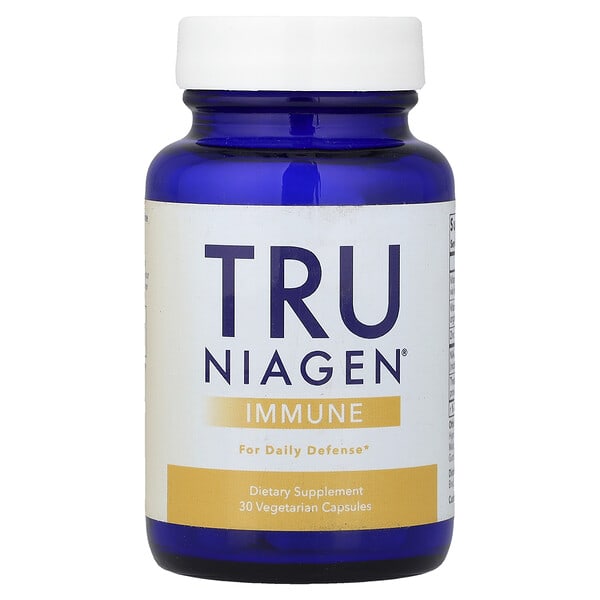 tnn31155_v_24.jpg Immune, для ежедневной защиты, 30 вегетарианских капсул — Tru Niagen