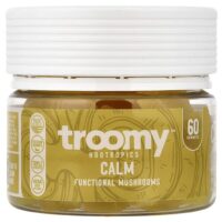 Calm, Functional Mushrooms Gummies, Pineapple Peach, 60 Gummies, 9.52 oz (270 g) — Troomy Nootropics