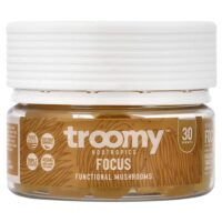 Focus, Functional Mushrooms Gummies, Passionfruit Tangerine, 30 Gummies, 4.76 oz (135 g) — Troomy Nootropics