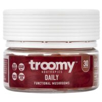 Daily, Functional Mushrooms Gummies, Strawberry Mango, 30 Gummies, 4.76 oz (135 g) — Troomy Nootropics