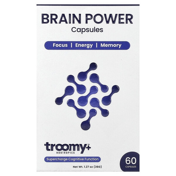 tno12550_v_32.jpg сила мозга, 60 капсул — Troomy Nootropics