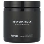 Ресвератрол +, с кверцетином и MCT, 90 капсул — Toniiq