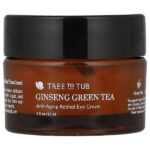 Ginseng Green Tea, Anti-Aging Retinol Eye Cream, 0.5 oz (15 ml) — Tree To Tub