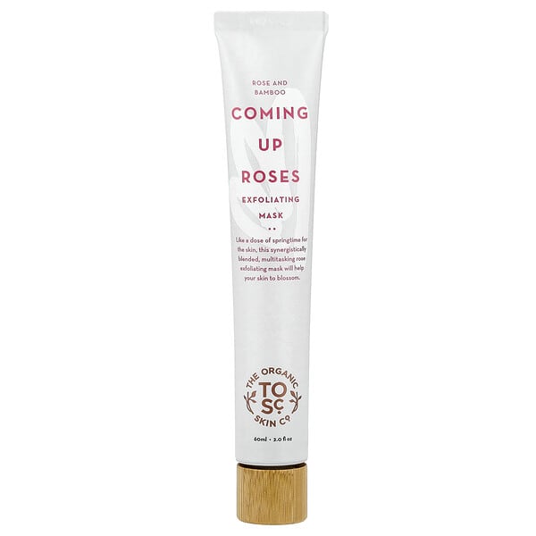 toc57167_v_35.jpg Coming Up Roses, отшелушивающая маска для всех типов кожи, роза и бамбук, 60 мл (2 жидк. унции) — The Organic Skin Co.