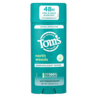 North Woods, суперэффективный антиперспирант, 92 г (3,25 унции) — Tom's of Maine