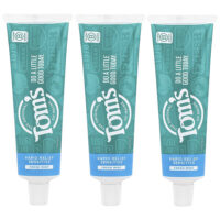 Rapid Relief Sensitive Fluoride Free Toothpaste Fresh Mint, 4 oz Each / 3 Pack — Tom's of Maine