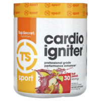 Sport, Cardio Igniter, средство для повышения производительности профессионального уровня, фруктовый пунш, 180 г (6,35 унции) — Top Secret Nutrition