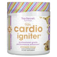 Her Cardio Igniter, профессиональное средство для повышения производительности, ананас и манго, 180 г (6,35 унции) — Top Secret Nutrition
