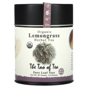Органический травяной чай, лемонграсс, без кофеина, 85 г (3 унции) — The Tao of Tea