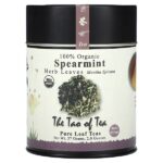 Листья 100% органических трав, мята колосистая, 57 г (2 унции) — The Tao of Tea