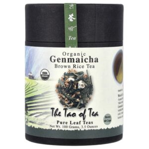 органический чай из коричневого риса, генмайча, 100 г (3,5 унции) — The Tao of Tea
