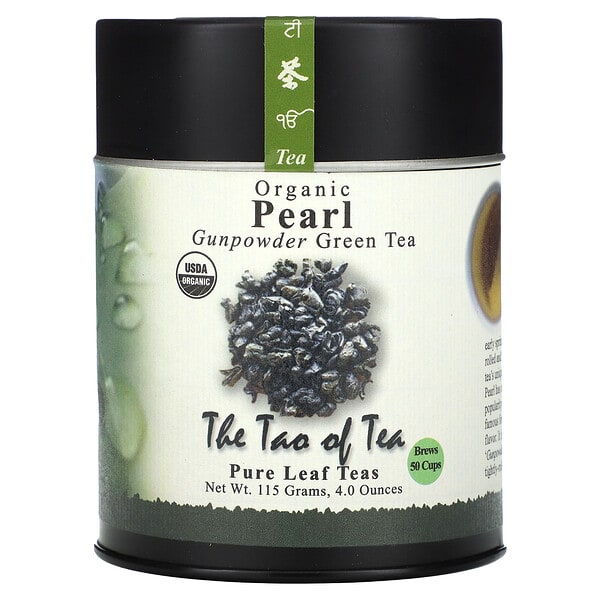 tot31065_v_21.jpg Organic Gunpowder, зеленый чай, с жемчугом, 115 г (4 унции) — The Tao of Tea