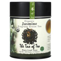 Органический ароматный зеленый чай, жасмин, 100 г (3,5 унции) — The Tao of Tea