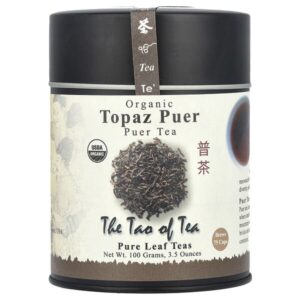 100% Органический Чай Пуэр Топаз, 3.5 унции (100 г) — The Tao of Tea