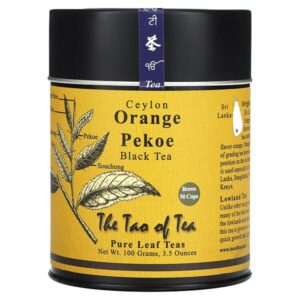 Цейлонский черный чай, апельсиновый пеко, 100 г (3,5 унции) — The Tao of Tea
