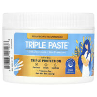 Triple Paste, мазь от опрелостей с оксидом цинка, без отдушек, 227 г (8 унций)