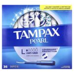 Tampax, Жемчужный, легкий, без запаха`` 36 тампонов