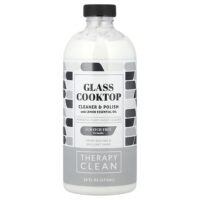 Glass Cooktop, средство для очистки и полировки с эфирным маслом лимона, 473 мл (16 жидк. унц.) — Therapy Clean