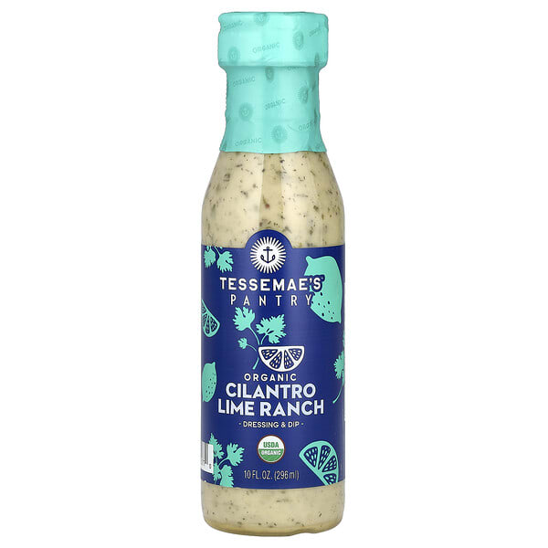 tsa02077_v_8.jpg Pantry, органическая заправка и соус, ранчо с кориандром и лаймом, 296 мл (10 жидк. унц.) — Tessemae's