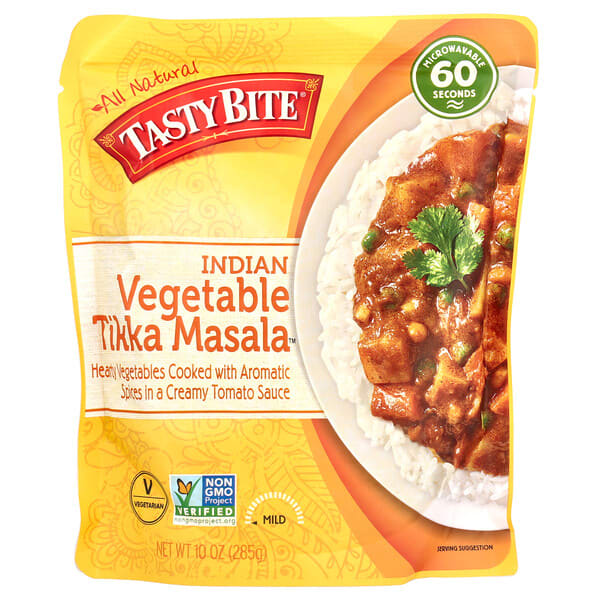 tsb00034_v_8.jpg Индийские овощи тикка масала, мягкое блюдо, 285 г (10 унций) — Tasty Bite