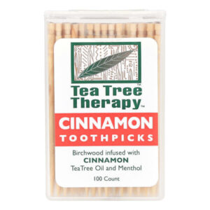 Зубочистки с корицей, около 100 шт. — Tea Tree Therapy
