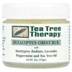 растирание груди с эвкалиптом, 57 г (2 унции) — Tea Tree Therapy