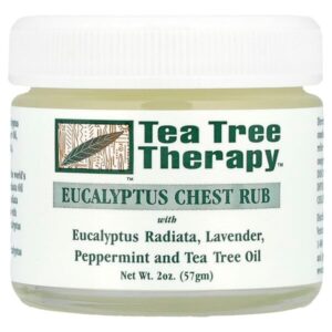 растирание груди с эвкалиптом, 57 г (2 унции) — Tea Tree Therapy