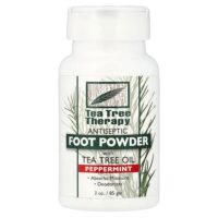 Пудра для ног, с маслом чайного дерева, перечной мятой, 85 г (3 унции) — Tea Tree Therapy