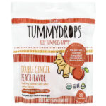 органические леденцы с двойным имбирем и персиком, 33 пастилки — Tummydrops