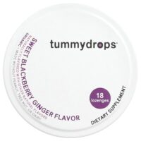 органические леденцы, сладкая ежевика и имбирь, 18 пастилок — Tummydrops