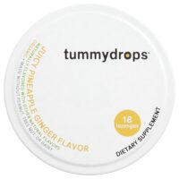 органические леденцы, сочный ананас и имбирь, 18 пастилок — Tummydrops