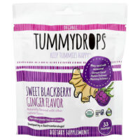 органическая сладкая ежевика и имбирь, 33 пастилки — Tummydrops