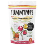 Tummypops, органический имбирь, 21 шт. — Tummydrops