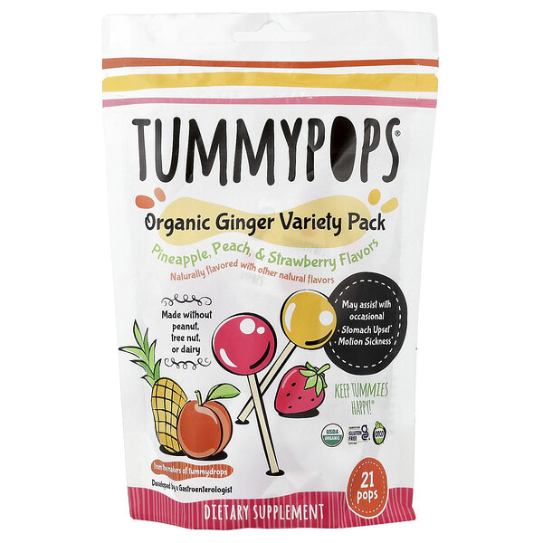 tum00367_v_6.jpg Tummypops, органический имбирь, 21 шт. — Tummydrops