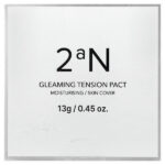 2aN, Gleaming Tension Pact, маска для лица, 25 песочный бежевый, 13 г (0,45 унции) — изображение 2