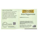 Pure Herbal Tea, чистая перечная мята, без кофеина, 50 чайных пакетиков, 100 г (3,53 унции) — Twinings — изображение 2