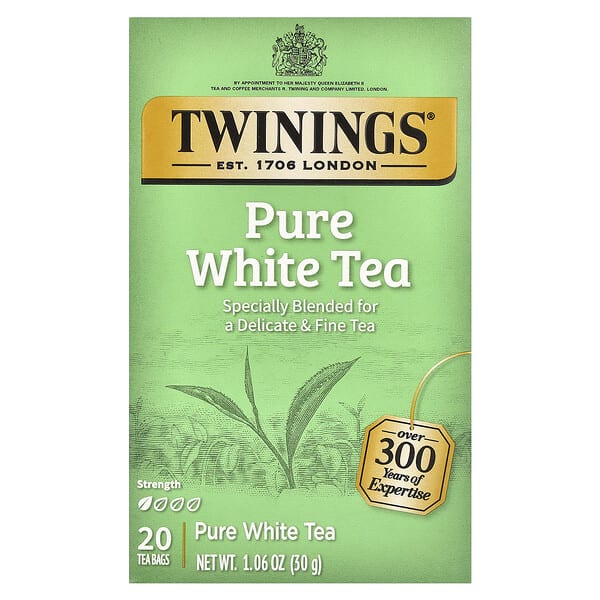 twn23026_v_49.jpg Чистый белый чай, 20 чайных пакетиков, 30 г (1,06 унции) — Twinings