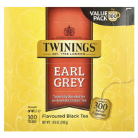 Черный чай Earl Grey, 100 чайных пакетиков, 200 г (7,05 унции) — Twinings