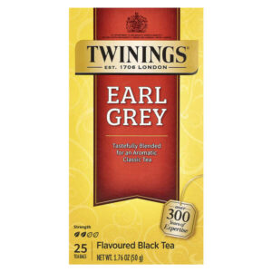 Классический чай "Эрл Грей", 25 пакетиков, 1.76 унций (50 г) — Twinings